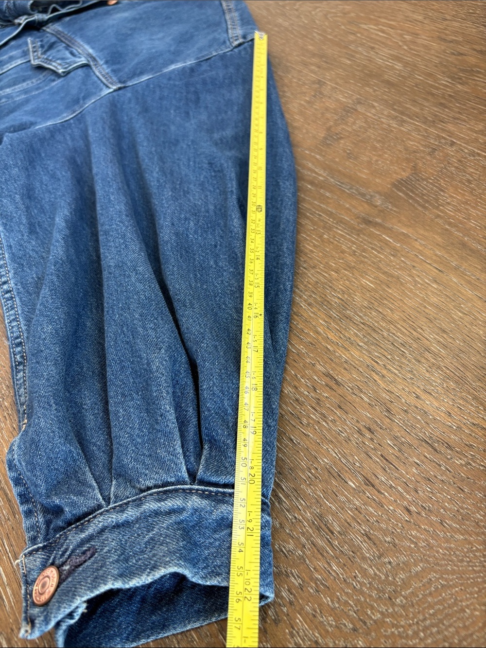 RARE Gap x DÔEN Oversized Icon Denim Jacket Jean Blue XL Like New NWOT - Picture 16 of 16
